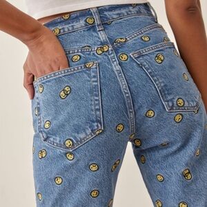 Reformation Mixed Emotions High Rise Straight Jeans